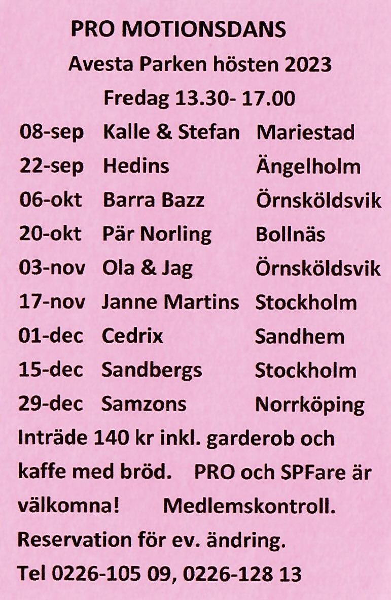 BillKenneth's tweet image. Är du pensionär och gillar dans ?