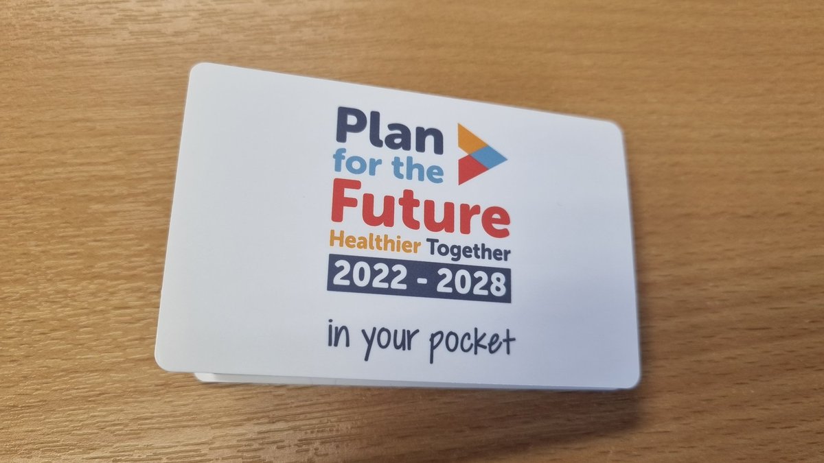 Excited to get my Plan for the Future 'in my pocket' this week! Such a great resource from our MVC / comms colleagues 🌟 #ProudToBeNHSG #HealthierTogether