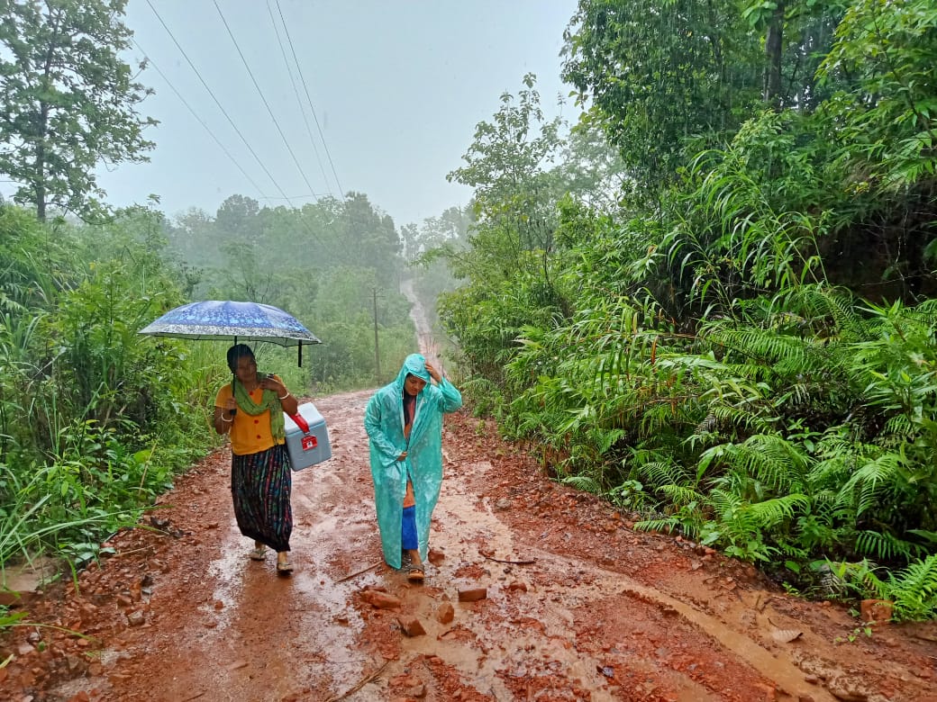 nhm_tripura's tweet photo. Kudos! to the Health Workers for overcoming multiple obstacles &amp; reached to the last mile for Immunization coverage of the children &amp; pregnant women under the banner of #IMI 5.0 throughout the state.
@PMOIndia @mansukhmandviya @tripura_cmo  @JKSinhaIAS @SubhasisTcs @MoHFW_INDIA https://t.co/HZLmioNlCZ