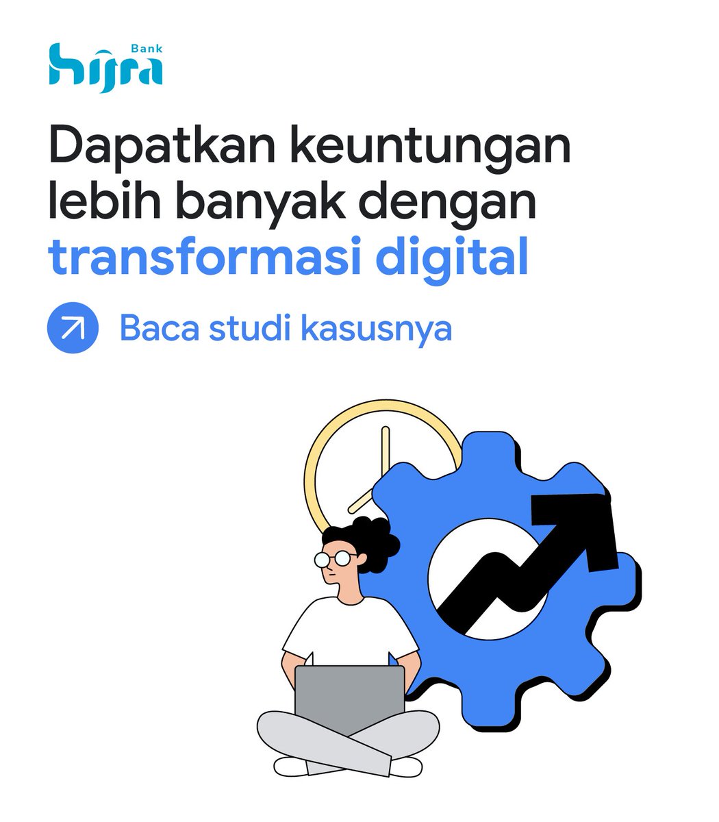 GoogleCloud_ID's tweet image. Mendorong kemajuan #fintech dengan menetapkan Work from Anywhere 🏦 Baca bagaimana @sahabathijra mengubah kehidupan masyarakat Indonesia dengan #GoogleCloudPartner @EIKONTechnology 👉 goo.gle/44Xv7BA