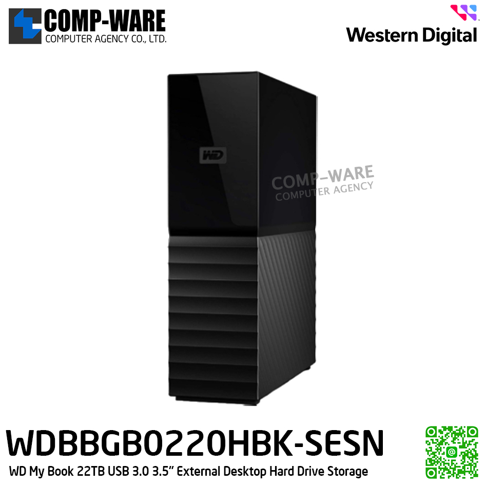 compware's tweet image. WD My Book 22TB USB 3.0 3.5" External Desktop Hard Drive Storage WDBBGB0220HBK-SESN - 3Y Warranty
--
สั่งซื้อได้ที่ &amp;gt;&amp;gt; compware-agency.com/p/4727
--
#compware #saimai #ร้านคอมสายไหม #อุปกรณ์คอมพิวเตอร์ #WD #WDmybook #22TB #ExternalHDD #USB3 #WDBBGB0220HBK