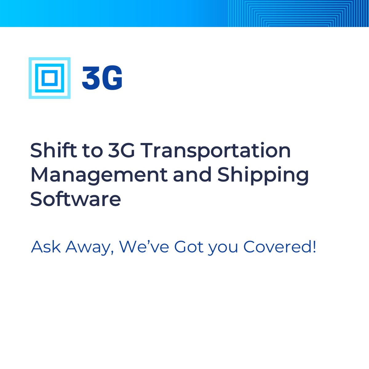 We want to hear from you! Share your thoughts or concerns about transitioning from #Kuebix to 3G. We're here to make the shift smooth and beneficial for you!