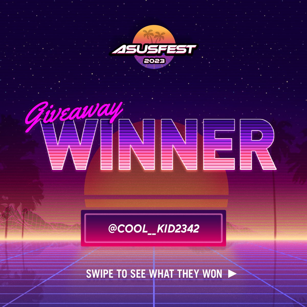 ASUS_ROGUK's tweet photo. 🏆 #ASUSFest23 Giveaway Winner Reveal! 🎉

We'd like to say a massive thank you to everyone that entered, be sure to stay tuned for future competitions!

🥳 After countless entries, we're thrilled to announce the winner of the ASUSFest PC is @Cool__kid2342 🏅

📸@mr_matt_lee https://t.co/kDPj4GWwwM