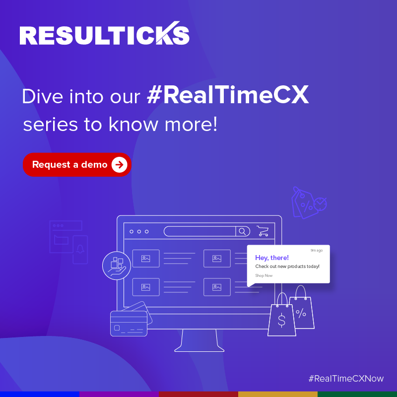 Resulticks's tweet photo. Did you know that 71% of online shoppers demand real-time assistance? Join our #RealTimeCX series to uncover the secrets behind this game-changing technology!

Request a demo now: https://t.co/8MJGTjn3mo

#Resulticks #RealTime #ConnectedExperience #Platform #DX #CX #Retail https://t.co/5xODcPb7WT