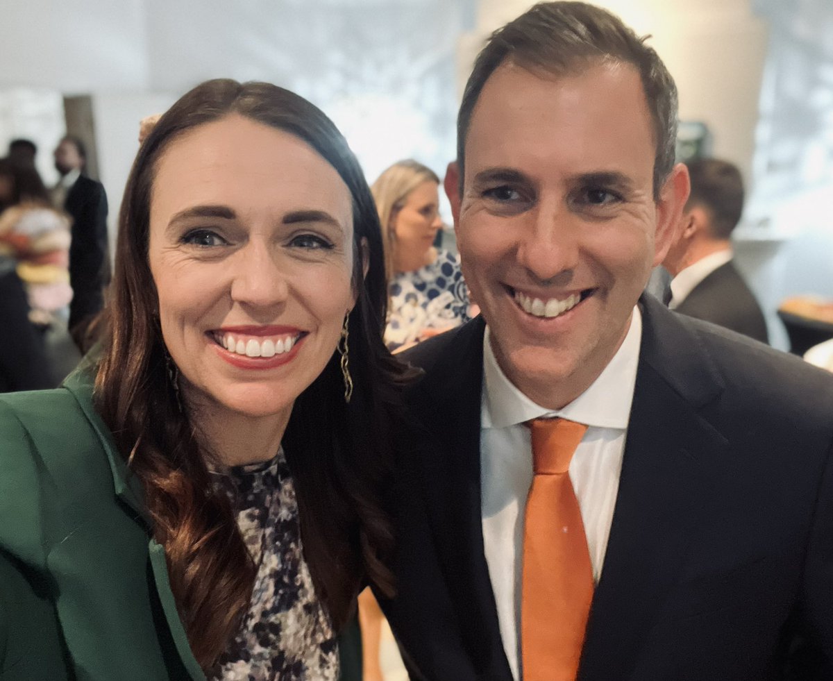 Really enjoyed catching up with the wonderful @jacindaardern again, a great friend of Australia #auspol