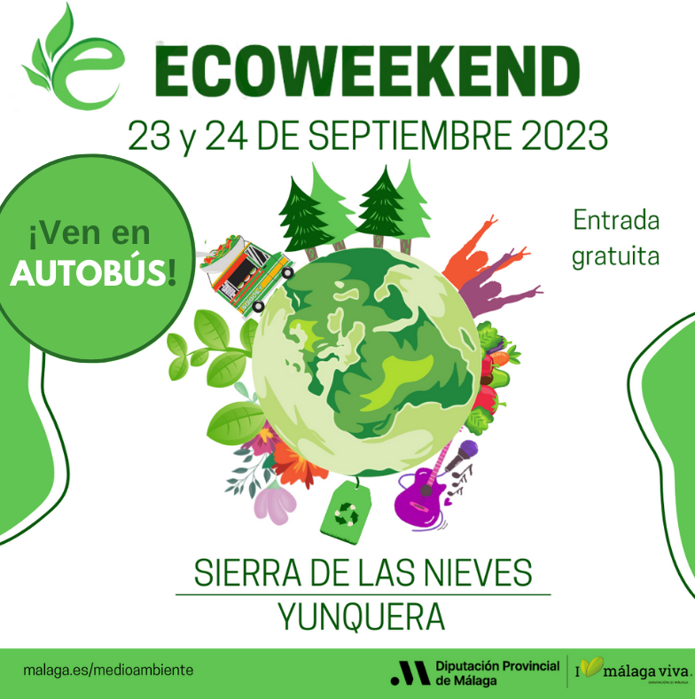 Malagamasviva's tweet photo. 🚌 ¡Te llevamos gratis en autobús!

👉 Si quieres asistir al #EcoWeekend Festival y pasar el día en Yunquera, tienes la oportunidad de venir con nosotros en el autobús dispuesto desde @diputacionMLG.

📆23 y 24 sep

📝Más información y solicitud plaza bus: https://t.co/R1bvYqTmSO https://t.co/sX079YCGM3