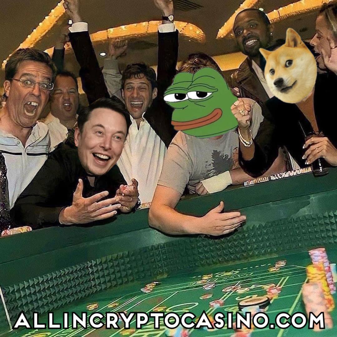 🎲GM🎲

Here at All in Casino, we are more than just the future of Casinos in #web3 and beyond, we are a bullish community of like-minded friends and players with the best developing team this space has seen in a while 🔥
Follow our socials to meet the community and say #GM!
