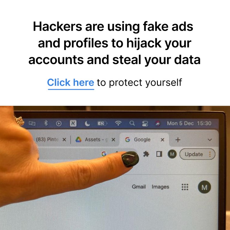 GuardioSecurity's tweet photo. NEVER download an unknown file from a suspicious email or random site. It could be malware trying to steal your identity 😱