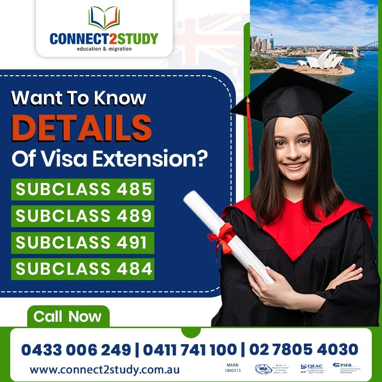 Connect2Study's tweet image. 🌟 Curious About Visa Extensions? 🛂

🤔 Want to Know More About:

1️⃣ Subclass 485
2️⃣ Subclass 489
3️⃣ Subclass 491
4️⃣ Subclass 484

#VisaExtensions #Subclass485 #Subclass489 #Subclass491 #Subclass484 #Connect2study #GetTheFacts #ExpertInformation #CallNow #VisaDetails