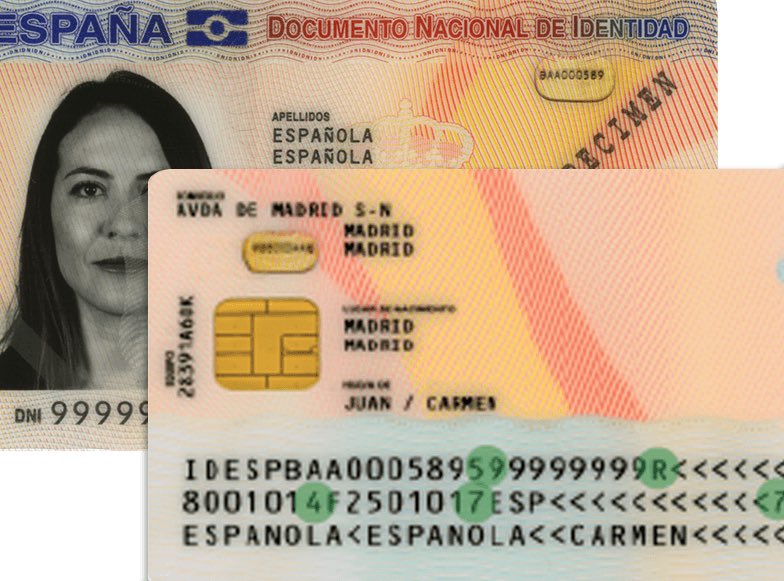 josepcosta's tweet photo. Els nacionalistes són dolents i Espanya té el govern més progre i republicà de la història, però en el nou disseny del document d’identitat hi han afegit 2 banderes d’Espanya, un mapa de l’Estat i la paraula “Reino”. 
Ep, tot això per complir les normes de la UE sobre seguretat. https://t.co/MIZgDPhzFi