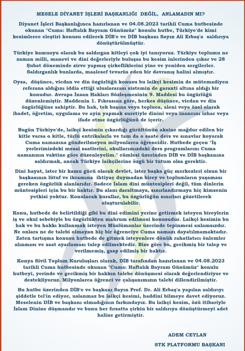 KONYA EĞİTİME DESTEK PLATFORMU (@egitimedestek42) on Twitter photo 