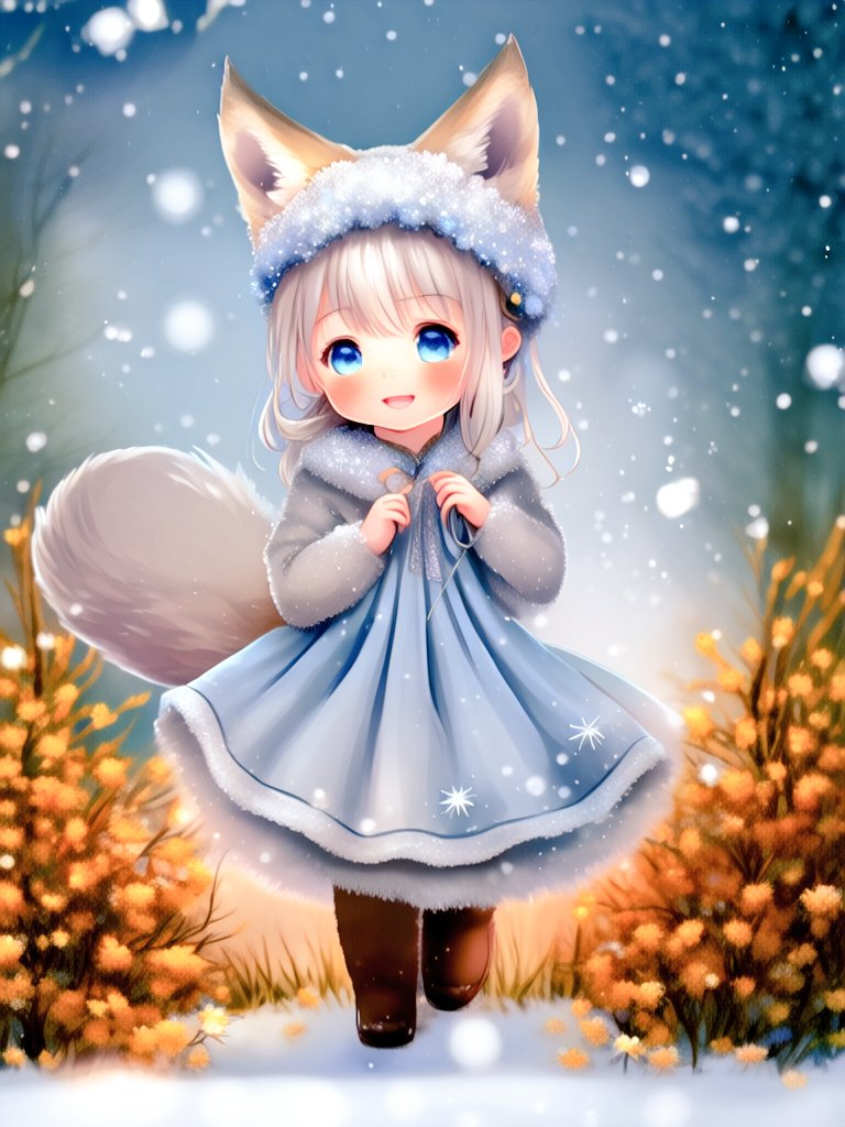 AIdrawingfun's tweet photo. #PicassoDiffusion
1.1 Demo

雪の中のキツネの女の子

雪で少しでも涼しい錯覚を(^ω^) https://t.co/RIbK97ub9k
