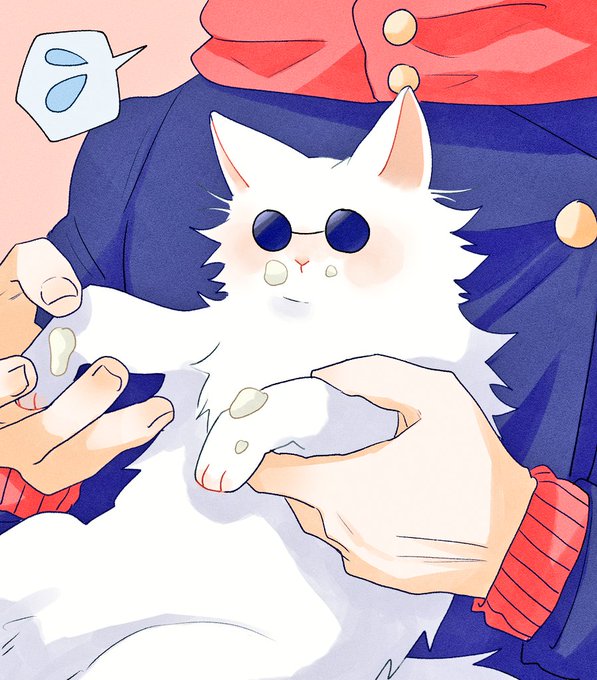 「ジャケット 白い猫」のTwitter画像/イラスト(新着)