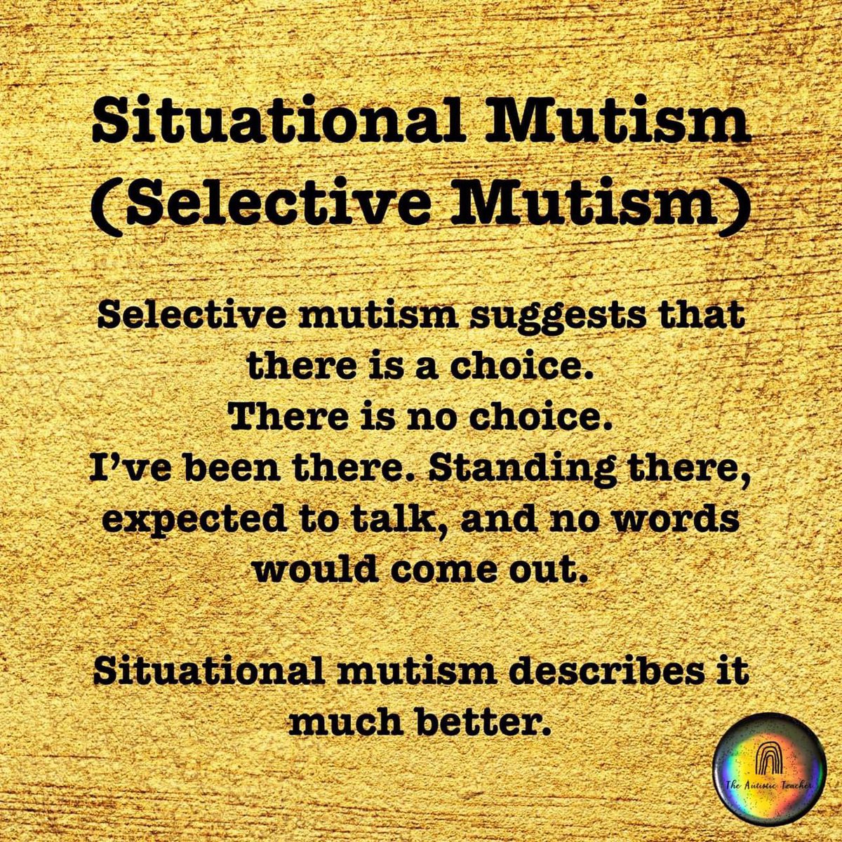 The Autistic Teacher tweet media