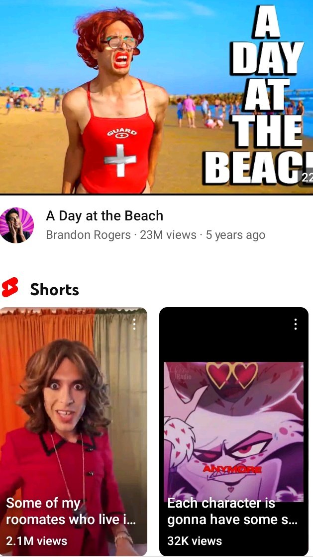 Helluva4ever69's tweet photo. I love how this is the first shit that pops up on my YouTube 💅 https://t.co/YKt2QR9i50