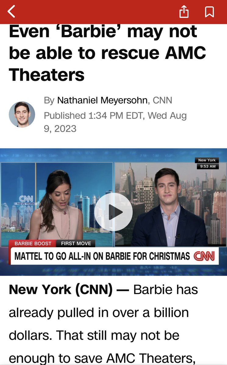 SqueezeShorty's tweet image. Hedge Fund Shorts $AMC #AMC #ShortAndDistort game is strong.@CNN⁩ getting in on the action. No mention of recent earnings surprise. Wonder who framed and fed them this #AMCSTOCK story? #WallStreet billionaires hate #MainStreet b/c bankruptcy deliver maximum profits