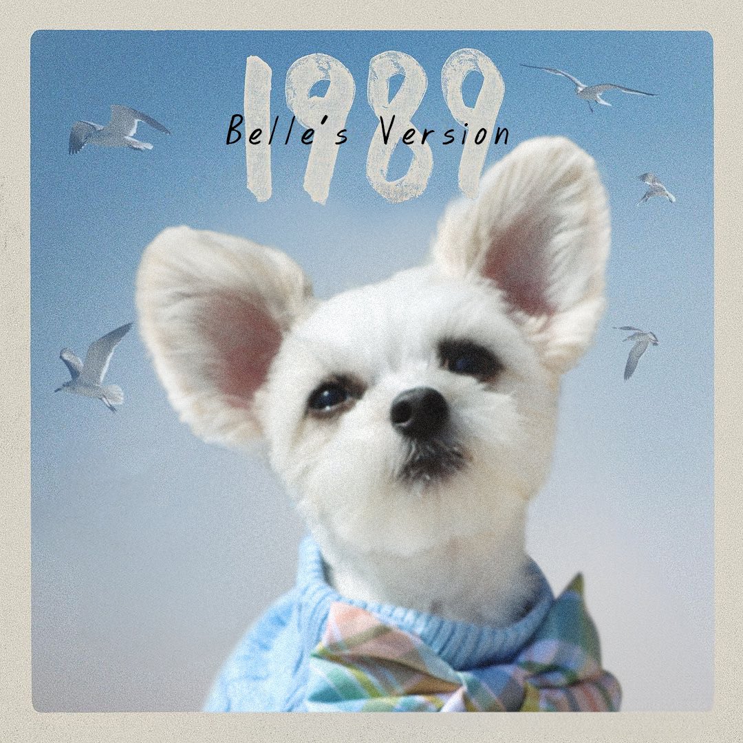 TINKERBELLEadog's tweet image. 1989 (Belle’s Version) OR 1989 (Tinkerbelle’s Version) ?????

😉🐶🩵🎶 
.
.
.
.
#1989taylorsversion #1989 #dogsofnyc #swifties #swiftieforlife #swiftiesforever #swiftiefamily #taylorswift #taylorswifterastour #tstheerastour #taylorswiftedits #dogsofnewyork #swiftiepup #1989album