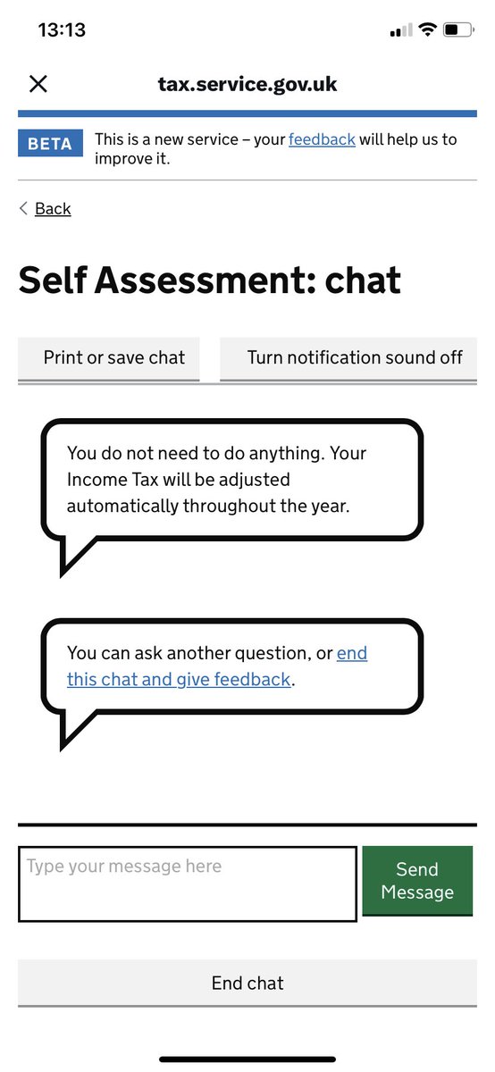 olicock's tweet photo. @HMRCcustomers I just get this response so can’t actually speak with anyone or get anything other than an automated response https://t.co/jQwdCd9KfT