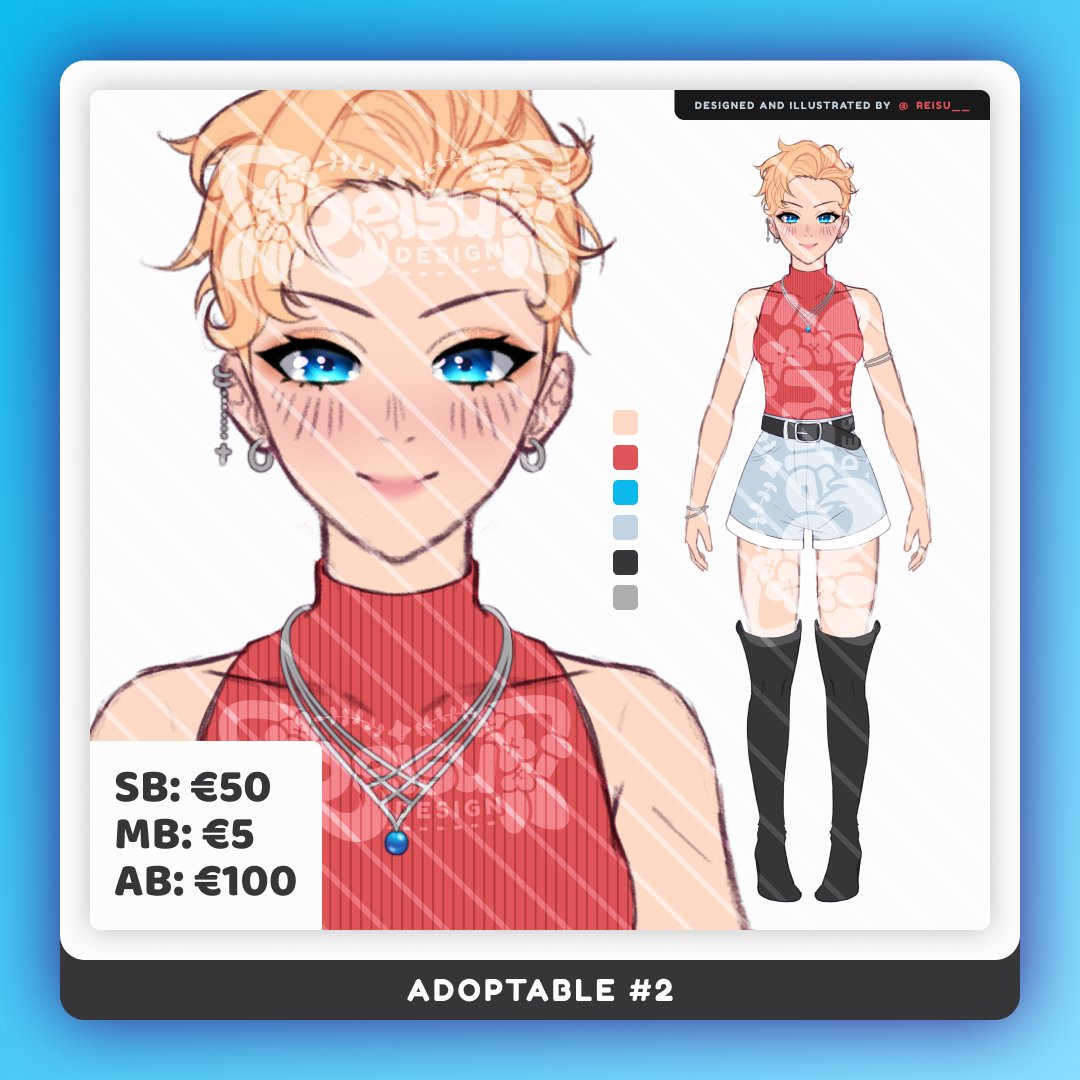 ReisuDesign's tweet photo. Selling my second #adoptable

- Starting Bid: €50 EUR
- Minimum Increase: €5 EUR
- Autobuy: €100 EUR

Not inclusive of commercial fees.
https://t.co/uRil4FUKQn https://t.co/kA6wEtQZ1i