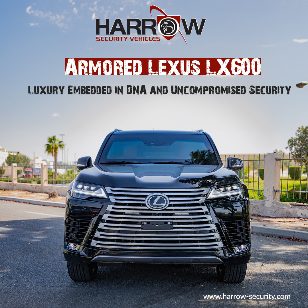 harrow_armored's tweet photo. Introducing the Armored LX600, gives you the ultimate in luxury and security.  Its bulletproof structure guarantees safety for you and your loved ones.  #LuxuryCars #armoredcars #luxus #bulletproofcars https://t.co/tQMkpR6uSX