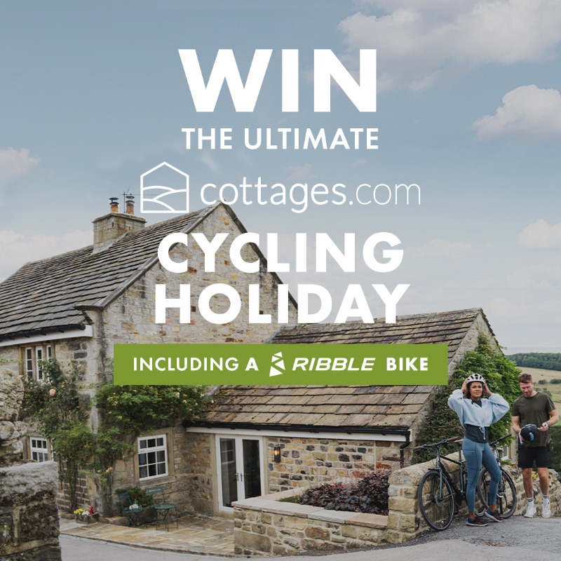 TourofBritain's tweet photo. 🚨 COMPETITION 🚨

Points competition partners @cottagescom are offering one fan the chance to win the ultimate cycling holiday, complete with a £2,000 @RibbleCycles voucher!

#TourOfBritain 🔴🔵⚪ #PartnerPost