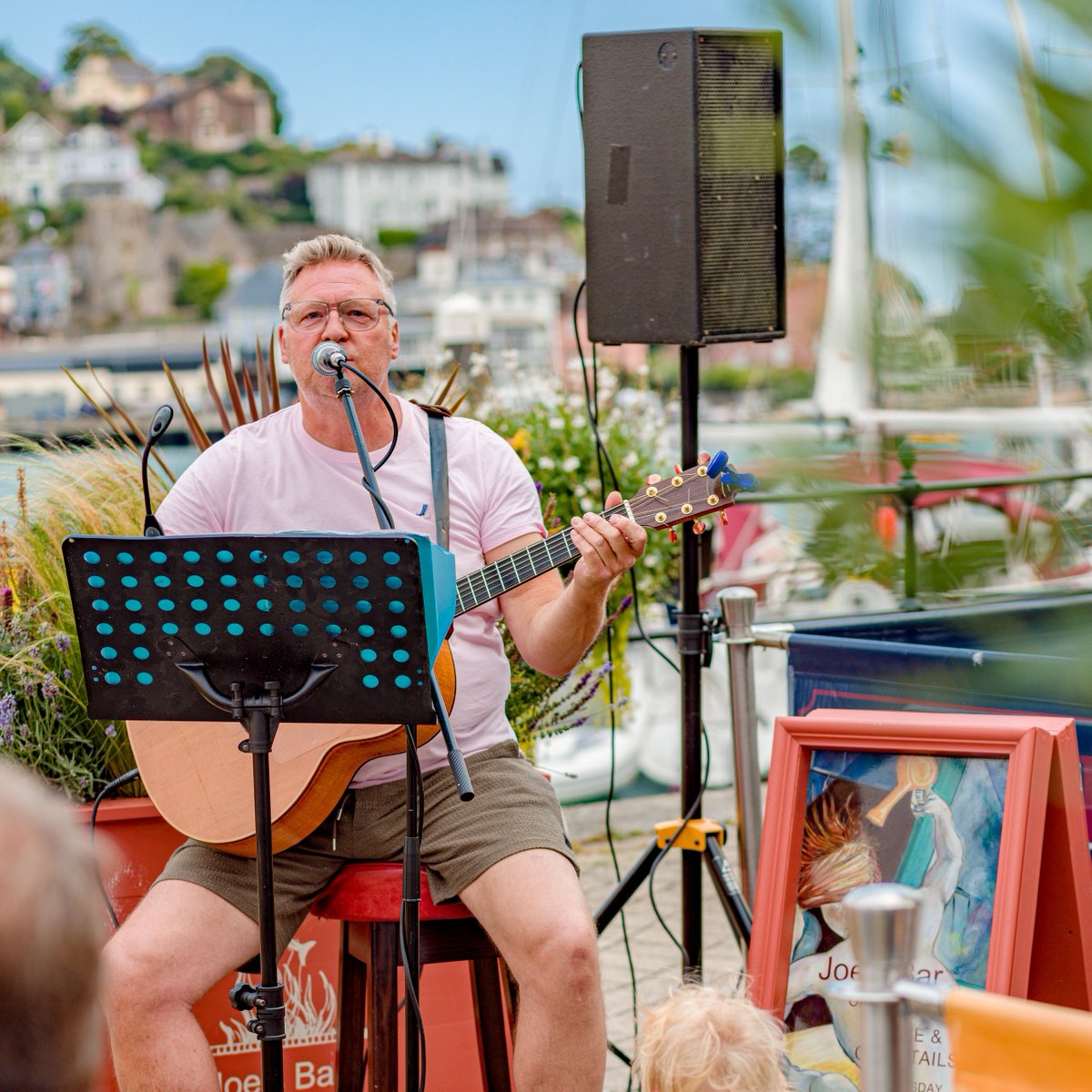 Join us at Joe's Bar on the embankment this weekend. We plan to be open on Saturday so you can relax and enjoy a drink overlooking the water, and on Sunday we'll have live music from Mark Ely 🎶 (weather dependent!)⁠