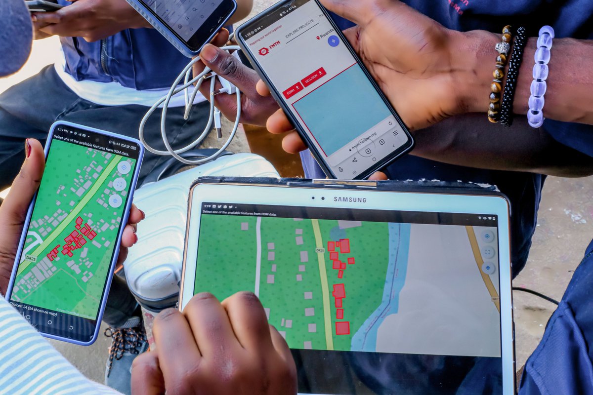 KingVik_Planet's tweet photo. It was a great experience being part of the @hotosm  FMTM building Assessment Test in Rwanda. I learned so much, Impacted , contributed and networked.
It is a great opportunity to meet a great and passionate @openstreetmap Team of @osm_Rwanda .

https://t.co/rMsgnxnS83 https://t.co/GcXwi0NTJp