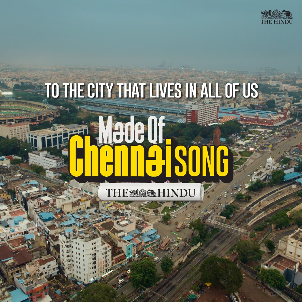 Here is the all new #MadeOfChennai video from The Hindu, a tribute to our lovely city that lives in all of us 😊 youtu.be/7tbFf-w6WQc #HappyMadrasDay #Chennai @TH_MadeofCHN