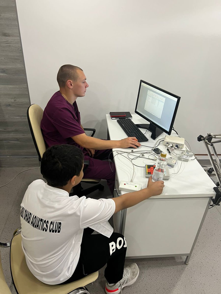 ADAquaticsClub's tweet photo. Our swimmers went through a full medical checkup to conduct a comprehensive evaluation of their physical strength #ADAquatics
خضوع السباحين لفحوصات طبية شاملة لتقييم حالتهم الصحية العامة وقوتهم البدنية #رياضات_مائية https://t.co/mmPfVU6YPs