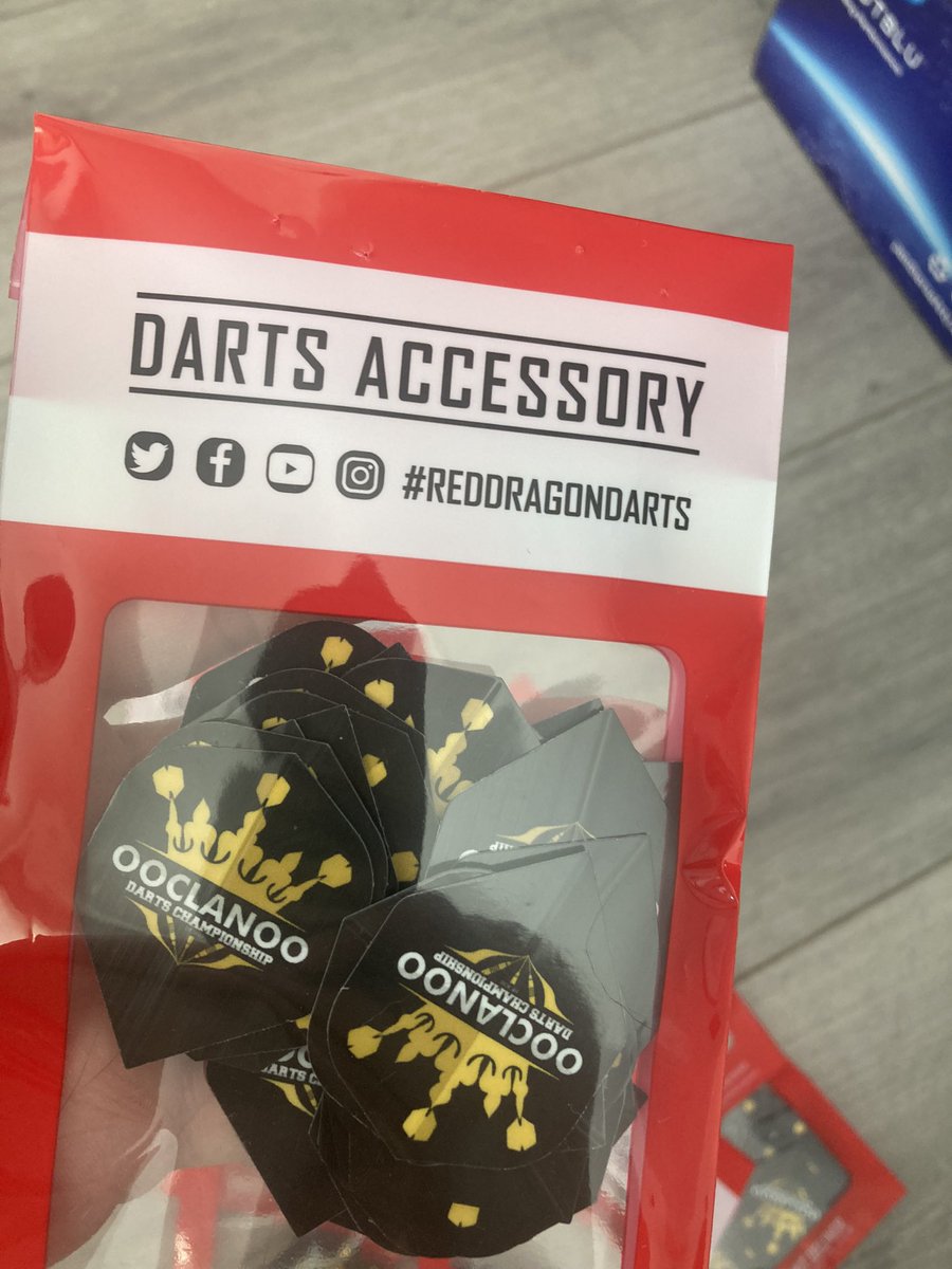 ooCLANoo's tweet photo. The custom ooCLANoo flights have arrived! 

Anyone that’s involved in the cups can have some flights and board surround stickers! Just get in touch and I’ll get them sent to you https://t.co/6USjQwtoWh