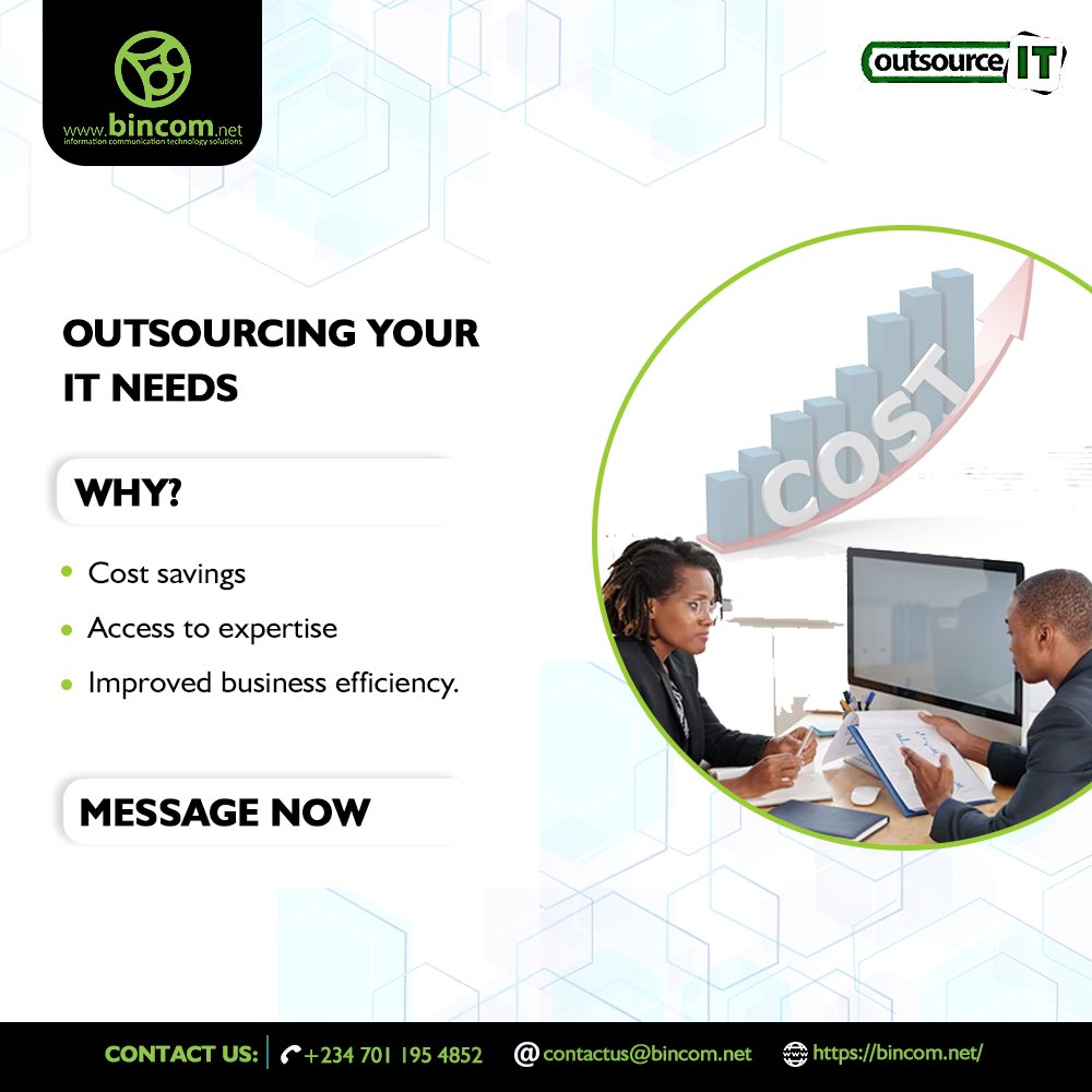bincomict's tweet photo. Is your SME struggling to keep up with its IT demands? Our outsourced technology resource for hire services can help your business stay competitive and improve efficiency ⏰.
Contact us today ( link in bio ) to learn more!
#bincomict #Thursday #OutsourceIT #ITSolutions #trends https://t.co/iVsXiM2UfB