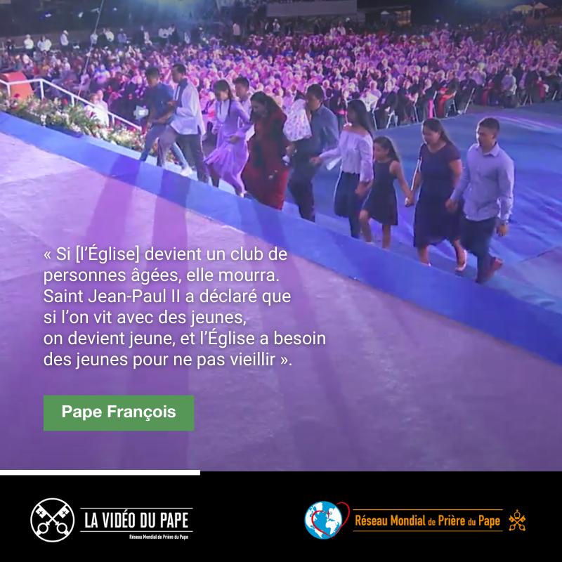 clicktopray_fr's tweet photo. L’Église « a besoin des jeunes pour ne pas vieillir », déclare @Pontifex_fr. « Si elle devient un club de personnes âgées, elle mourra ».

https://t.co/wWD8U35yy3

#JMJLisbonne2023 #LaVideoduPape #Jeunes #EnChemin #PapeFrançois 

@popesprayer_fr
@jmj_fr https://t.co/UI9h5mE3CM