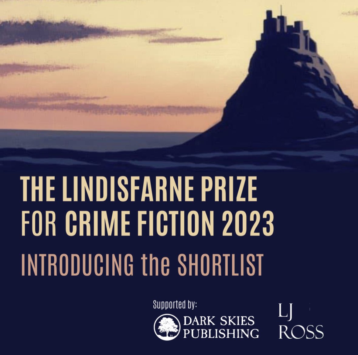 I’m delighted to introduce you to the shortlisted entrants for The Lindisfarne Prize for Crime Fiction 2023 – a literary prize I set up five years ago to support other writers in developing their talent and confidence. We enjoyed reading some outstanding submissions this year,