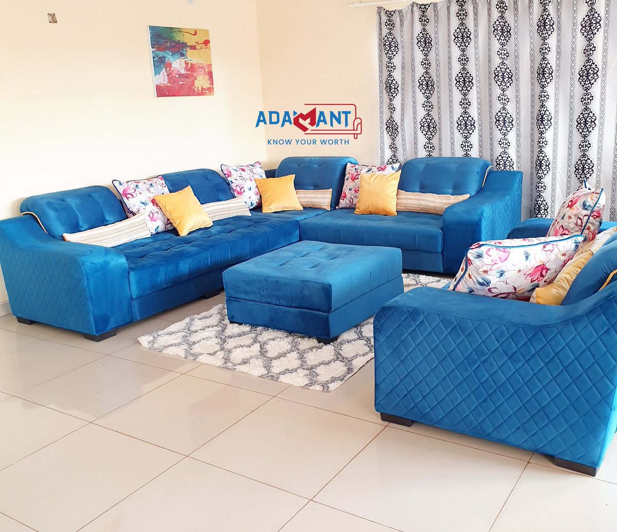 Adamant_furn's tweet photo. 🔥Karim Sectional Couch + 2 Seater🔥

The details are not details. They make the design. That is why we place much emphasis on the details of each piece we make for you.

 K1,800,000 only spacious and comfortable.

Call/WhatsApp 0997796818/0888316353.

Adamant|Know Your Worth 🇲🇼. https://t.co/XvrvVGYMu2