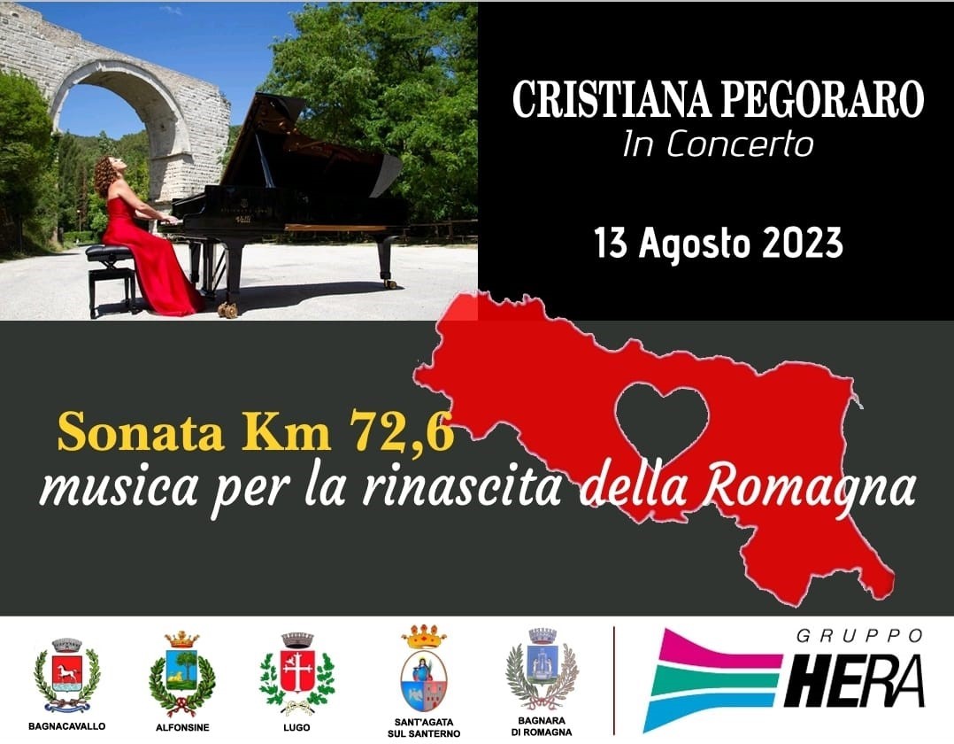 🎹❤️🚜Domenica 13 agosto il #GruppoHera ti invita a Musica per la rinascita! L'artista <a href="/CriPegoraro/">Cristiana Pegoraro</a> passerà per le strade della Bassa Romagna con un pianoforte a coda sul rimorchio di un trattore, dedicando un concerto itinerante alle popolazioni più colpite dall'#alluvione