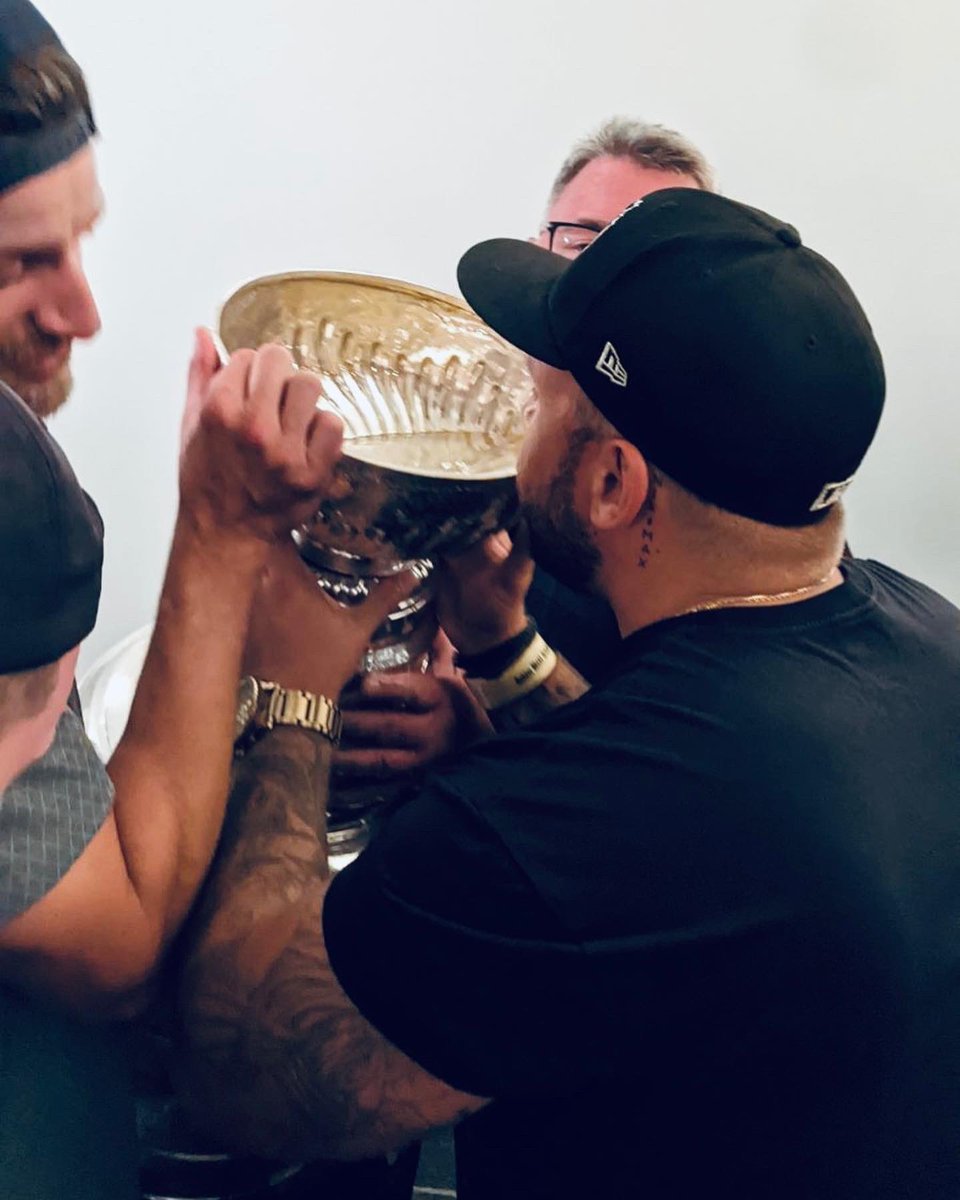 CJAY92's tweet photo. How did you meet Stanley?
We can’t thank Adin Hill of the Vegas Golden Knights enough for allowing us a full day with him and Stanley to party yesterday. Wow.
- @jessemodz and @jdfromcjay #JesseAndJD #CJAY #StanleyCup https://t.co/rLZXpDBsa3