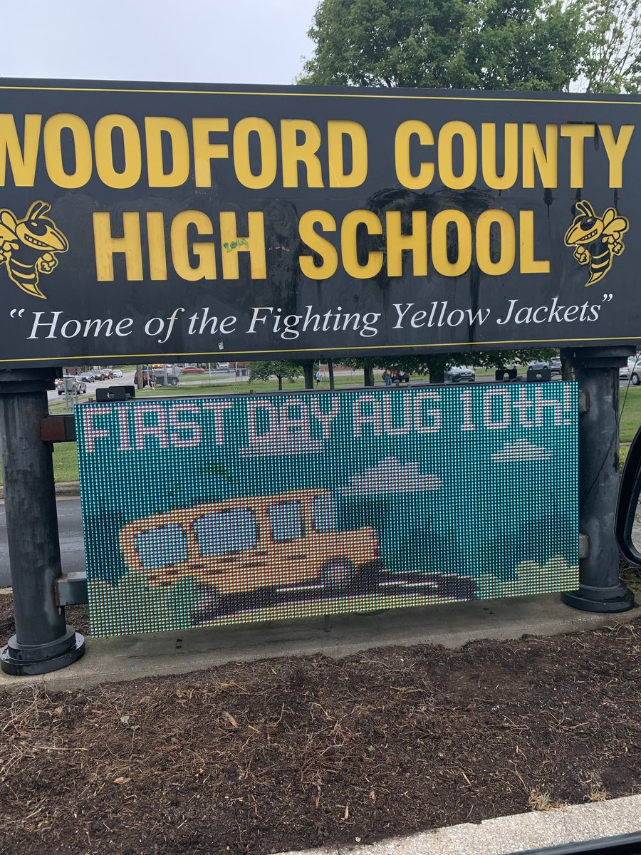 BLacefield's tweet photo. First day of school!
Hard to believe Braden is a Junior this year!
Best wishes to students & staff for a great school year!
#WoFoCo https://t.co/Z9BpHVuUSR