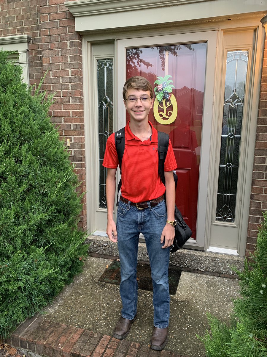 BLacefield's tweet photo. First day of school!
Hard to believe Braden is a Junior this year!
Best wishes to students & staff for a great school year!
#WoFoCo https://t.co/Z9BpHVuUSR