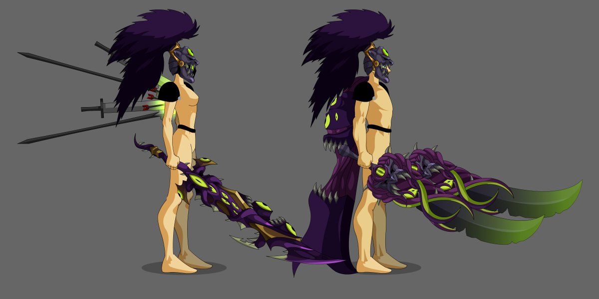 Archidamos1's tweet photo. Finished these DragonFable cosmetics i made for the following Chaos Lords:

- Chaos Lord Berserk
- Chaos Lord Cleric
- Chaos Dragon Lord

#DragonFable https://t.co/2gWlTnhOMp