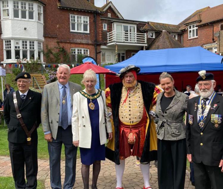 #mayorofbexhill #henryviii @littlecommonRBL #maishouse #summerfete2023 #poppyappeal #supportingveterans #bexhill