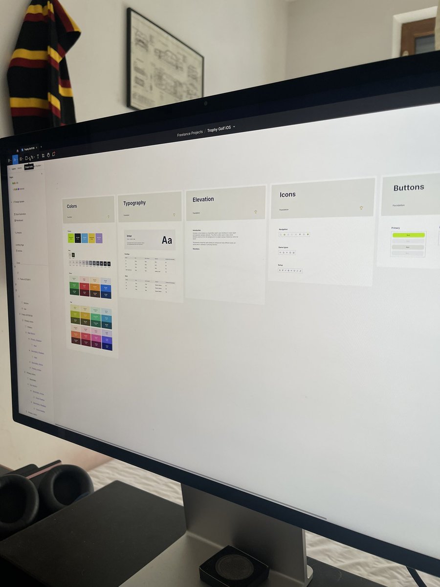 DenisJeliazkov's tweet image. Design systems aren&apos;t the most exciting thing for me to be honest, but spending the day making one after we&apos;ve define the MVP and ready to move into production.