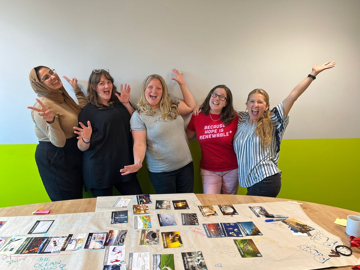 AmyS4TP's tweet photo. We had an amazing @climate_fresk  Fresk' workshop kindly hosted by our National partners, @TarmacLtd diving into the causes and consequences of the climate crisis. Sarah's facilitation was completely on point for our team and we all learned so much! https://t.co/9rS9qmFhyZ