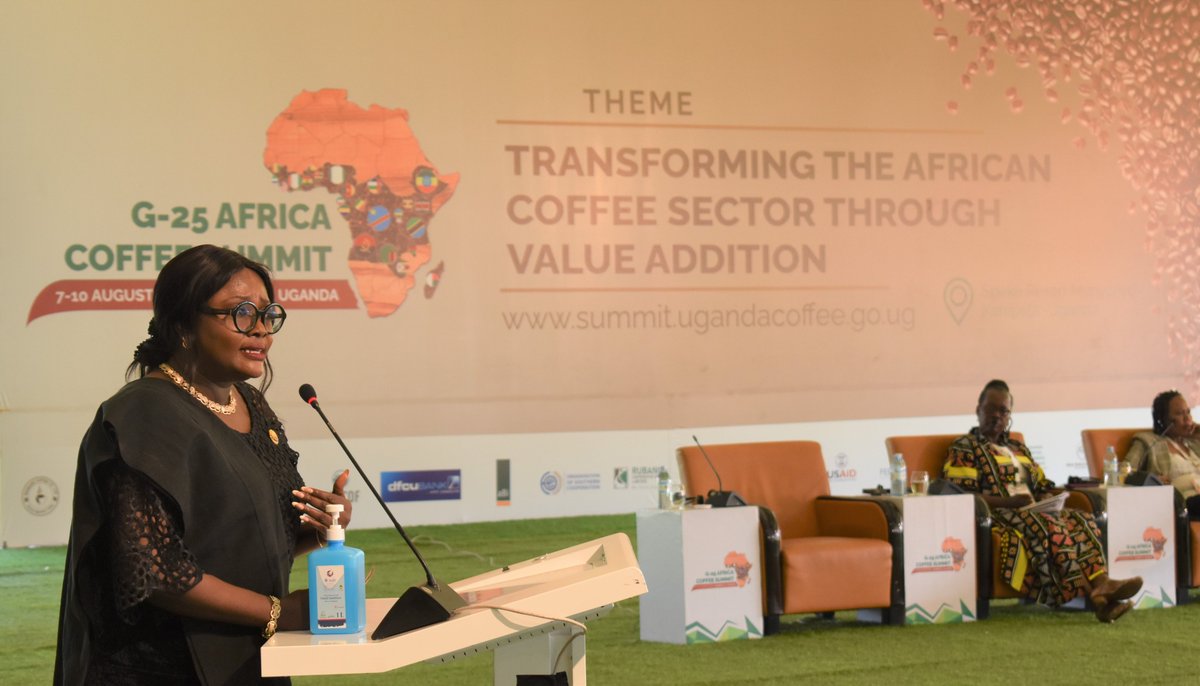 "I started my business in 2015 but there is no Government intervention in Nigeria to support domestic coffee consumption. 95% of the coffee consumed in 🇳🇬 is imported. We need to build strong African brands to transform the coffee sector." Princess Adeyinka Tekenah <a href="/HappyCoffeeN/">Happy Coffee Nigeria</a>