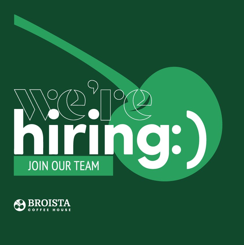 Love coffee? Love people? We're looking for a friendly barista to join our team. 

Slide into our DMs to apply directly! or reach out to us at broistacoffeehouse@gmail.com