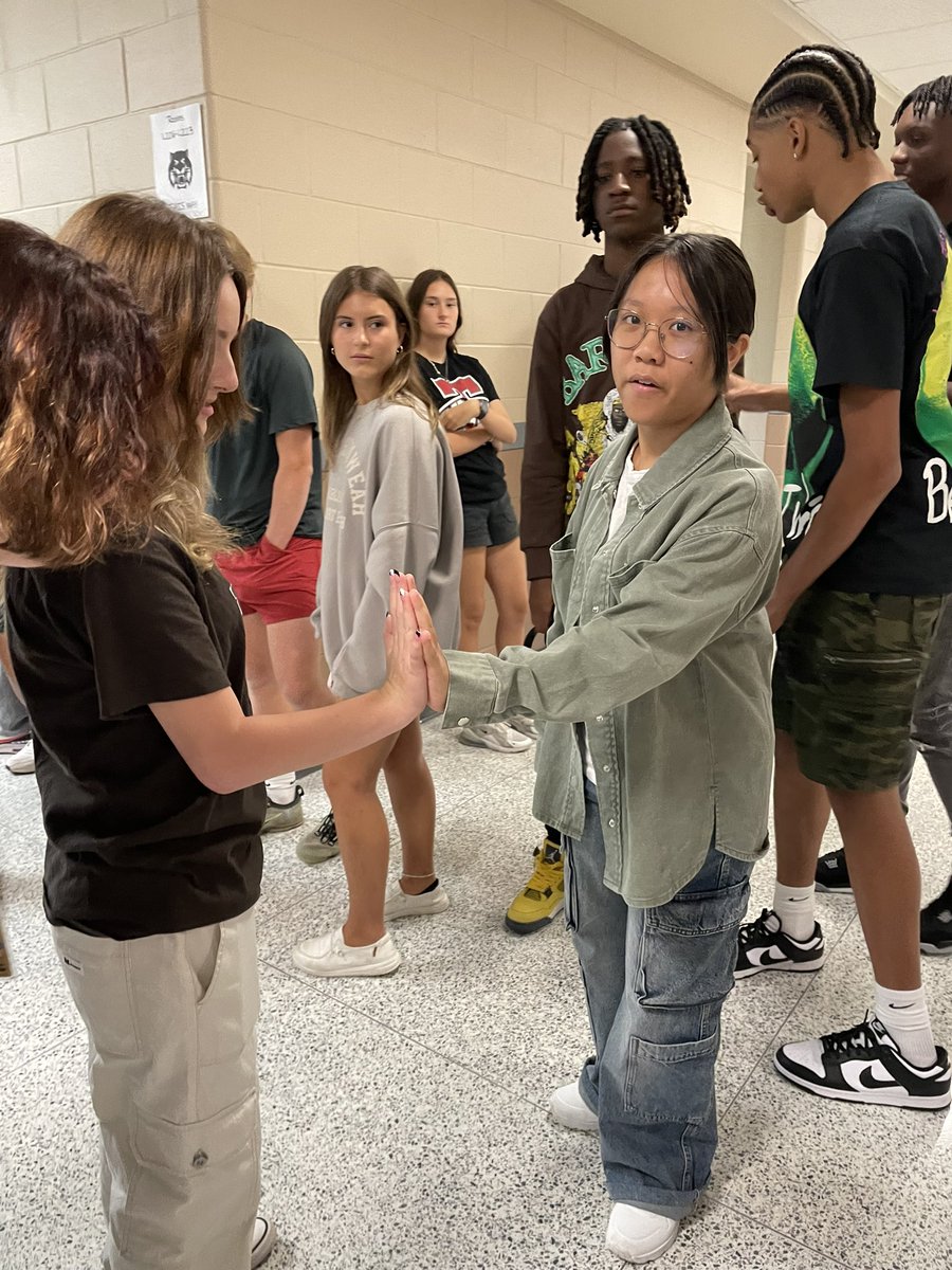 Lead_w_Russell's tweet photo. Yesterday’s @THS_Tigers Talentless Competition winners!! @J_Renaissance #FunFirstDay #SmallestHands #WidestWingSpan https://t.co/VkP0gWAVDj