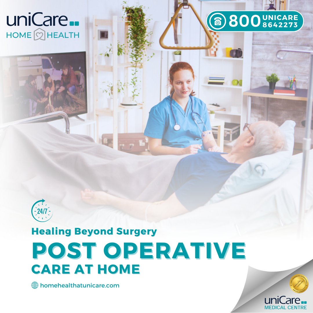 uniCareforhome's tweet image. Elevating Recovery: Our guide to seamless post-operative care at the comfort of your home. From tips to soothing routines, we&apos;re here for you every step of the healing journey.
#PostOpCare #RecoveryAtHome #healingjourney
#UniCareHomeHealth #homehealthcare #dubaihomehealth