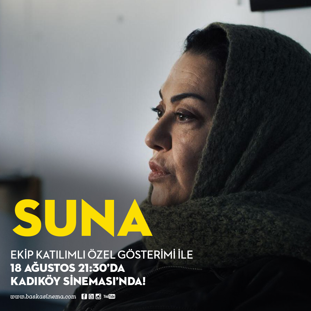 SUNA ekip katılımlı özel gösterimi 18 Ağustos'ta #BaşkaSinema'da! #KadıköySineması

🎫biletinial.com/sinema/festiva…