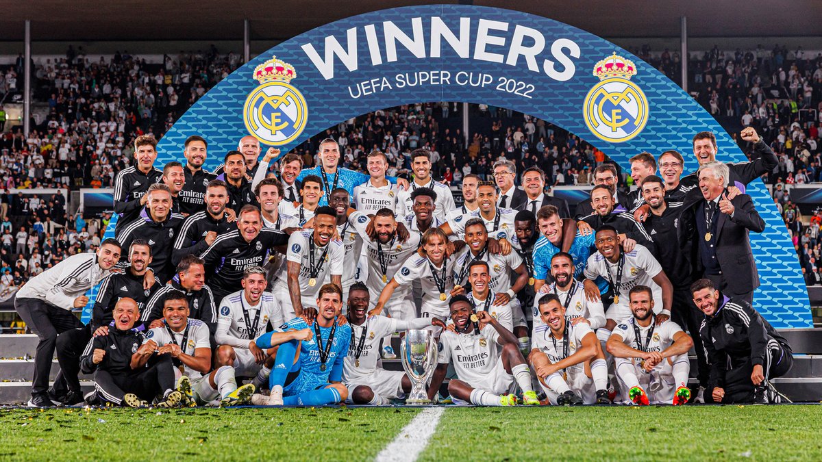 realmadridarab's tweet photo. #️⃣5️⃣
📆 10/08/2022
🏆 كأس السوبر الأوروبي 
#RealFootball https://t.co/58zw1tLtNt