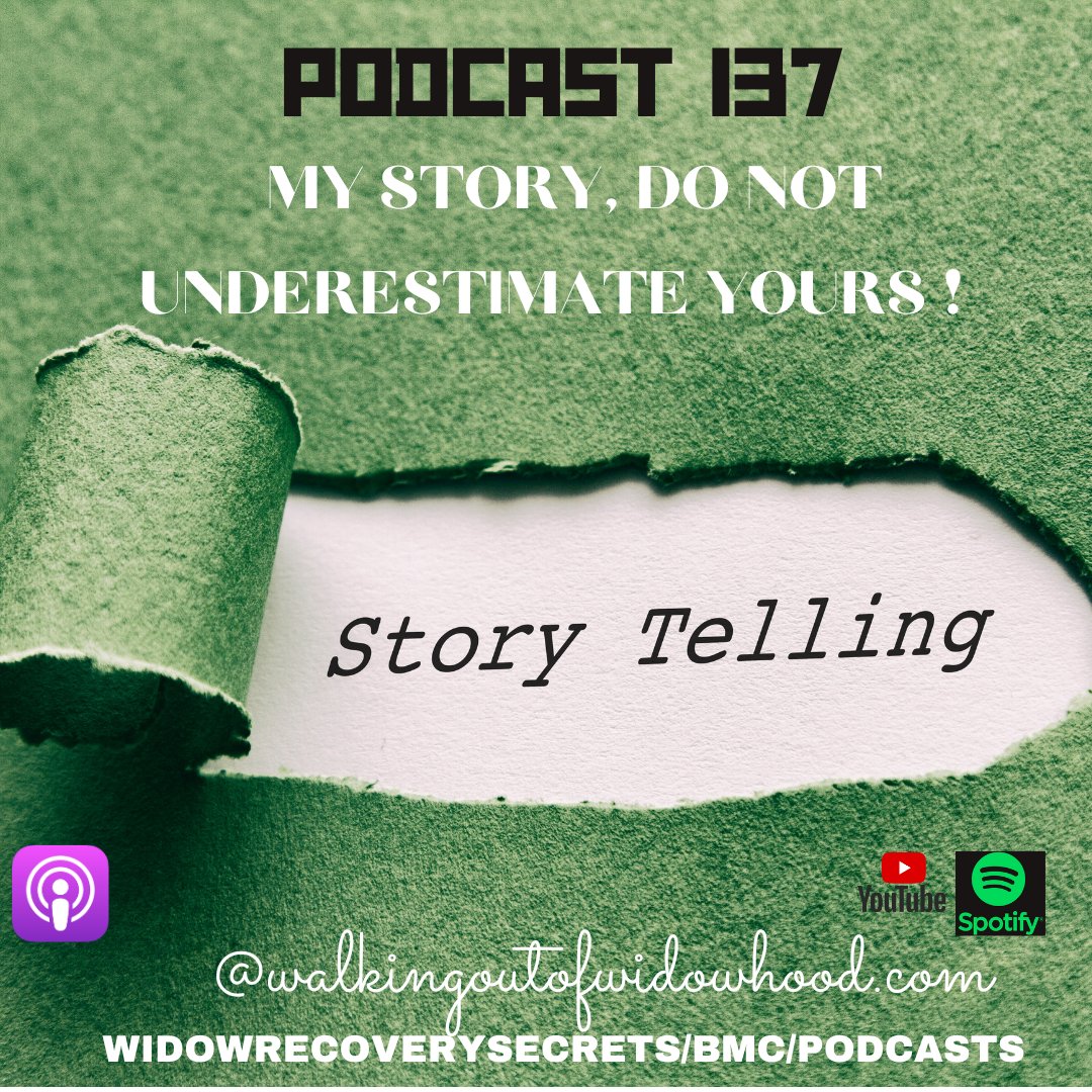 YemiMajekodunm3's tweet image. Have you ever felt you need to share your journey of loss and grief? Still not sure where to start and why? Listen to the short Podcast below 
Find the links below
lnkd.in/dxx47MdD
walkingoutofwidowhood.com
#shareyourstory #buildingself#serving#griefrecovery