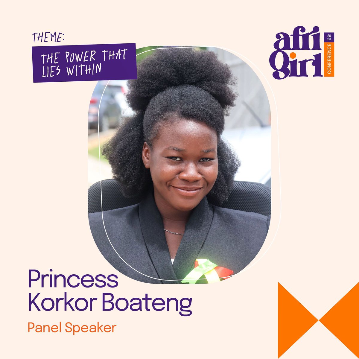 Princess Korkor Boateng, Ghana's Youngest Chartered Accountant, joins the AfriGirl Conference as a panel speaker. We can't wait to have her!
#panel #panelspeaker #speaker #afrigirlconference #afrigirlcon #ag2023
